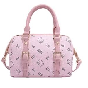 Hello Kitty Pink Boston Handbag/Crossbody NWT with Dust Bag
